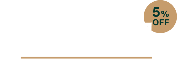 トク予約　来店予約で5％OFF