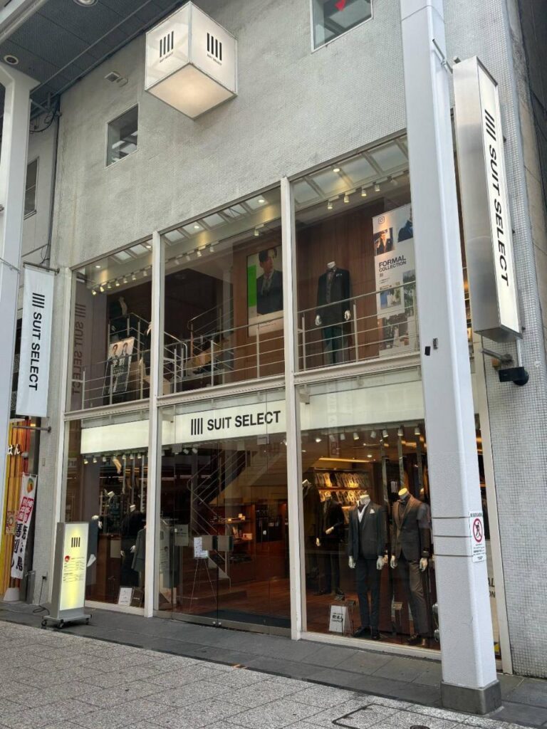 スーツセレクト広島店頭画像