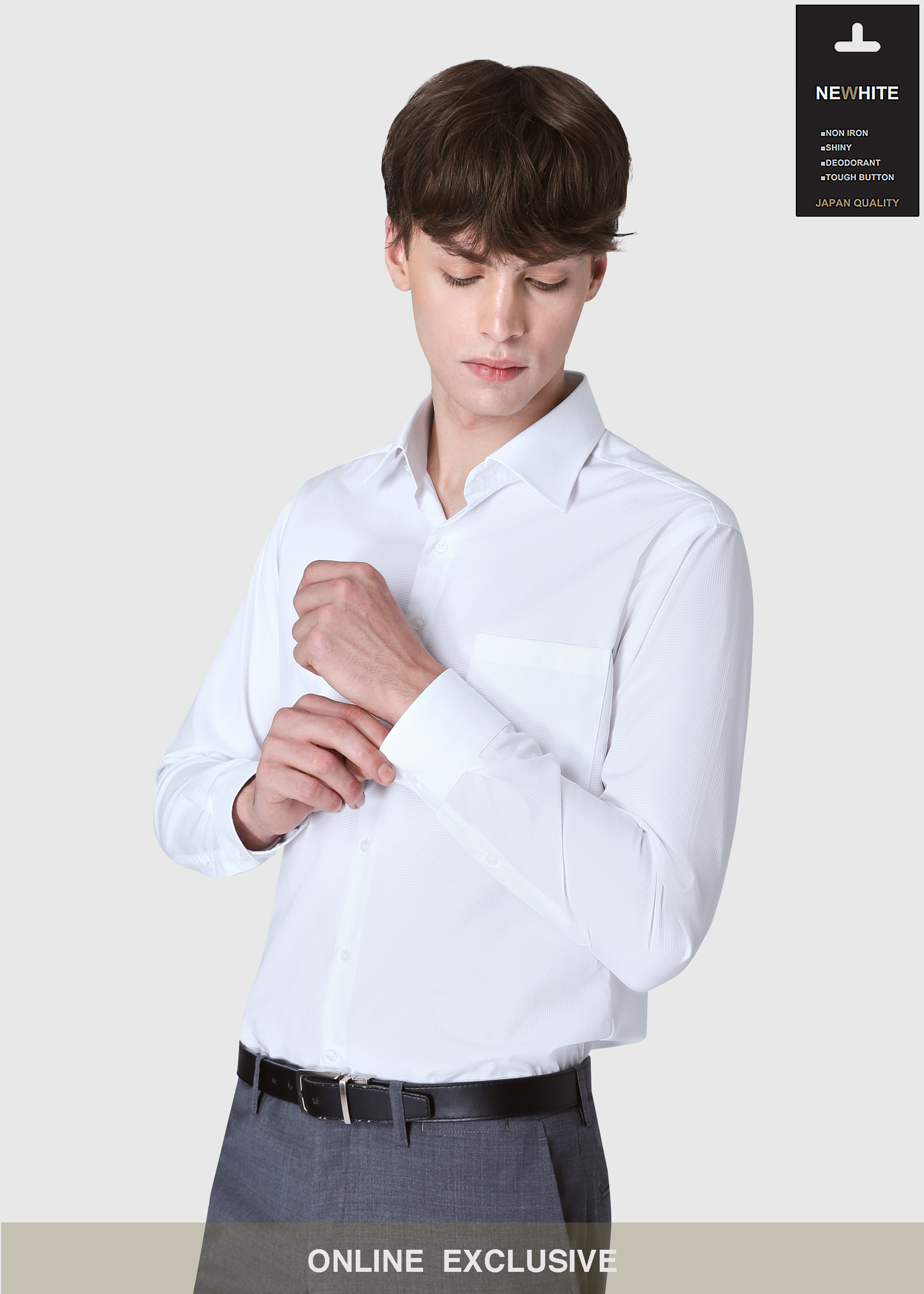 NEW WHITE Ultimed Shirt (Wide Spread Collar)